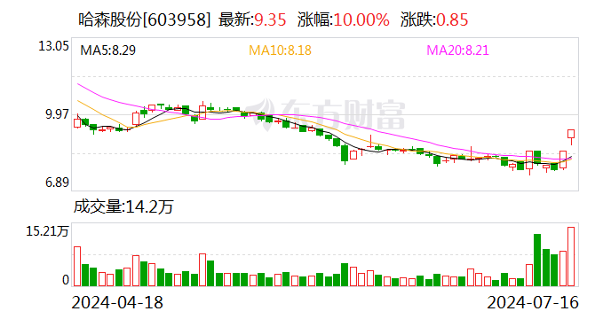 重大资产重组预案披露 哈森股份7月24日起复牌