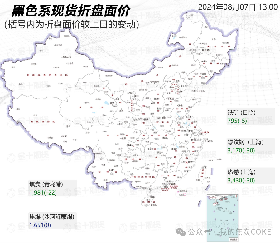 【资讯】8月7日煤焦信息汇总