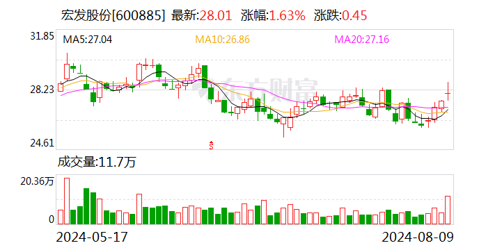 东吴证券给予宏发股份买入评级 2024年半年报业绩点评  第1张