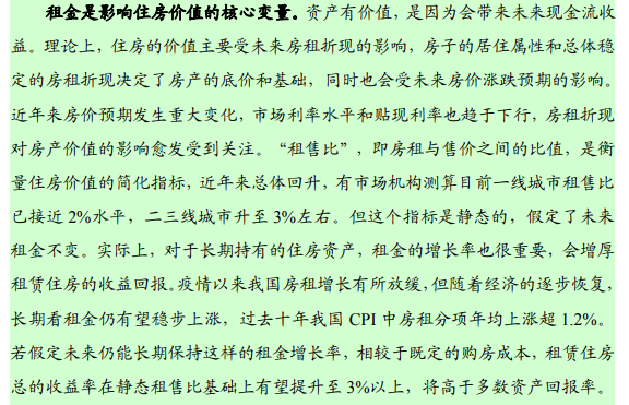 央行货币政策执行报告谈住房租赁产业：租金是影响住房价值的核心变量  第4张