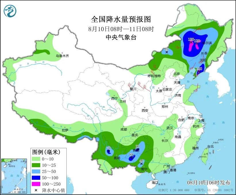 未来三天国内天气预报（8月10日）  第5张