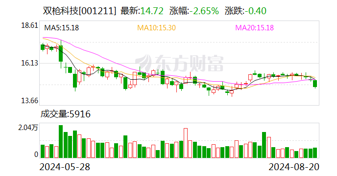 双枪科技：股东华睿泰信拟减持公司股份不超过2.99%  第1张