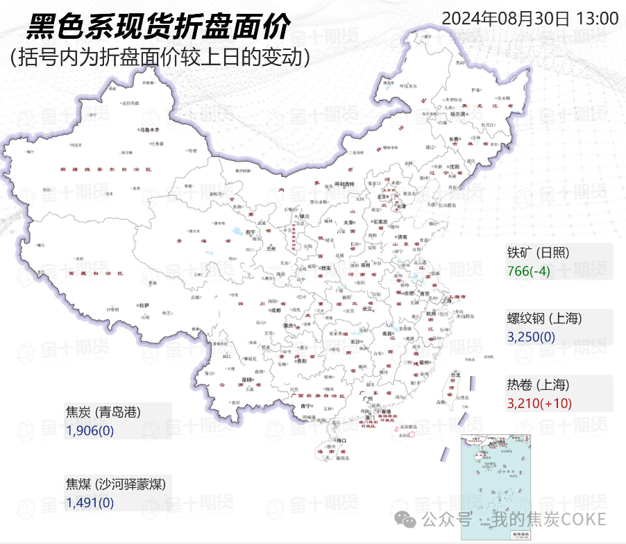 【资讯】8月30日煤焦信息汇总