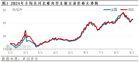 卓创资讯：9月份河北生猪供需或双增 猪价如何行进？  第2张