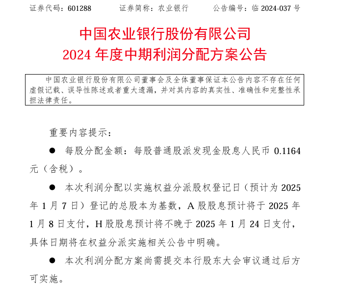 银行股中期“红包雨”来了！11家A股上市银行拟中期分红2181亿元，分红比例最高达33%