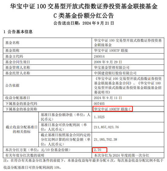 让姥爷们先撤？华宝基金大乌龙，200%分红认真的？！  第1张