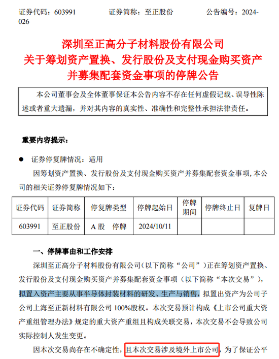 明日停牌！重大重组来了，股价连续涨停！  第1张