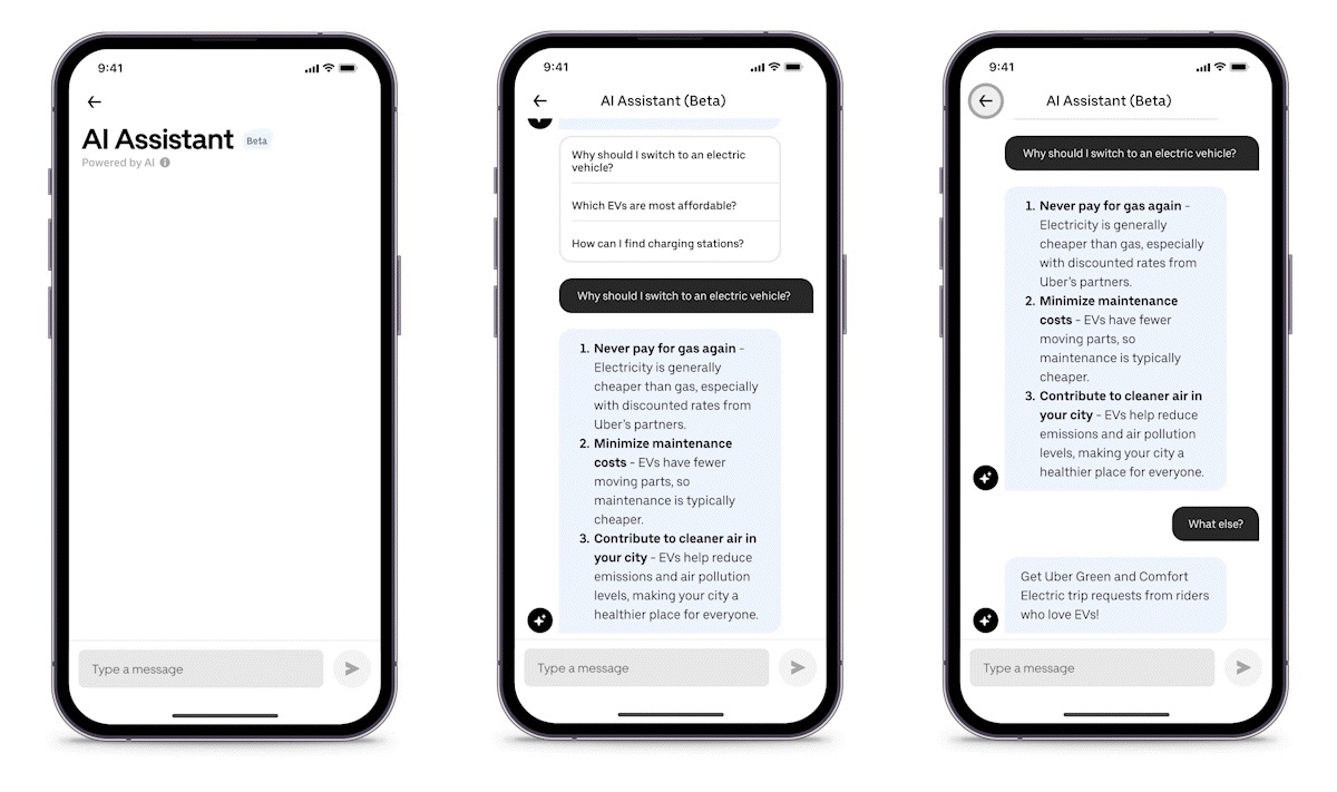 Uber 明年起引入 AI 助理答疑推广电动汽车，基于 OpenAI GPT-4o 服务